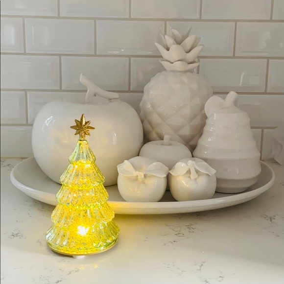 Lenox Lit Mercury Glass Pine Tree - Picture 4 of 16